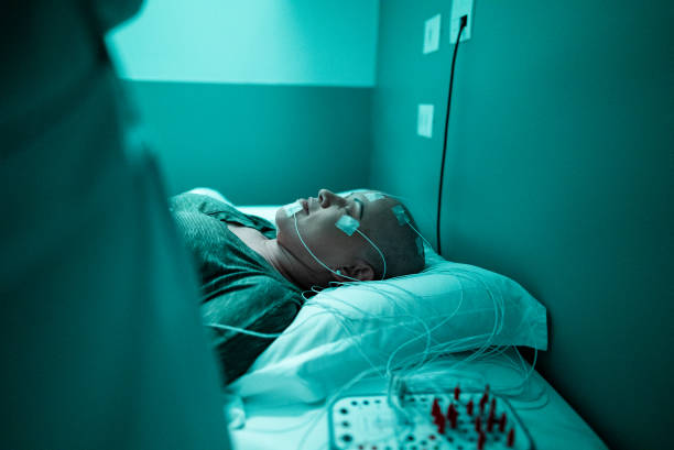 Patient avec apnée du sommeil